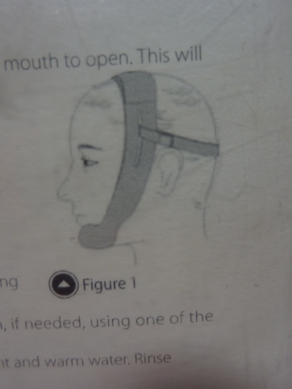 New Sealed Philips  1012911 A7036  Premium Chin Strap HCPCS Black